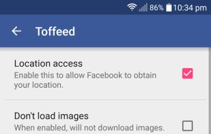 Toffeed for Facebook screenshot 2