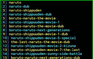 ani-cli screenshot 1