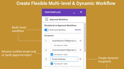 Create flexible multi-level approval workflow
