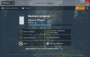 CopyTrans Shelbee screenshot 3