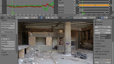 Blender includes production ready camera and object tracking. Allowing you to import raw footage, track the footage, mask areas and see the camera movements live in your 3d scene. Eliminating the need to switch between programs.