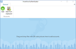 Drag&drop account QR codes as files and images for easy transport.