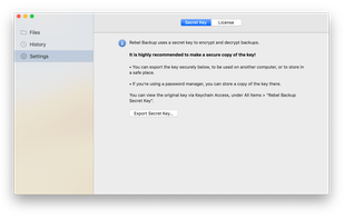 Rebel Backup screenshot 3