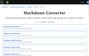 Aspose Converters screenshot 2