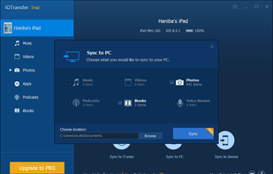IOTransfer screenshot 1