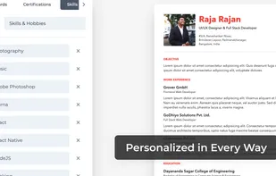 Reactive Resume screenshot 2