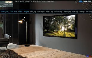 HomeNet LMS - home page full screen