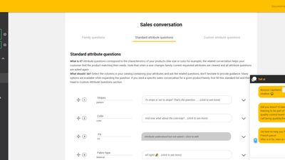 Create your sales scenarios using your catalog columns !