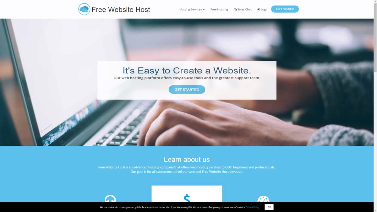 free website html host