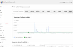 Google App Engine screenshot 1