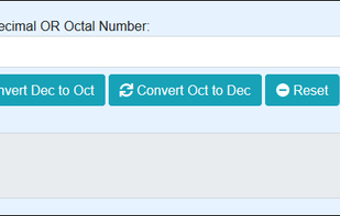 Octal 2 Decimal screenshot 1