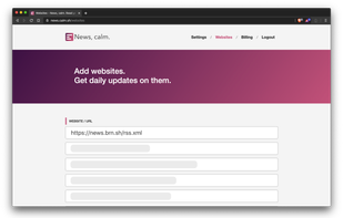 BlogInMail screenshot 2