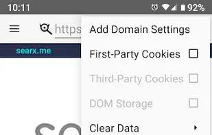 Privacy Browser screenshot 2
