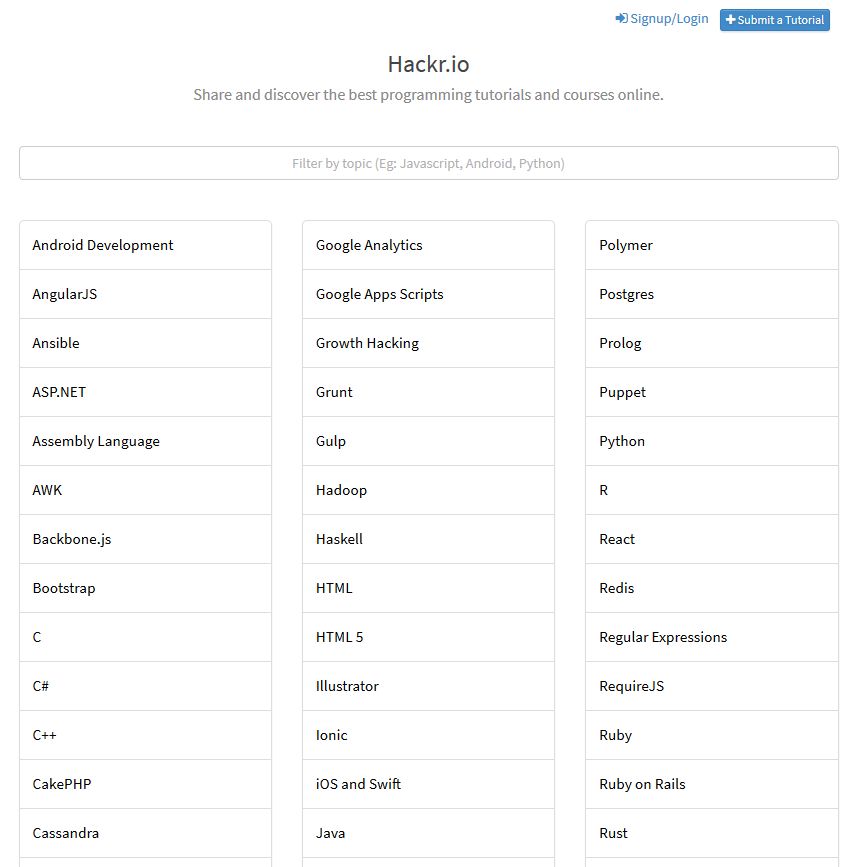 Hackr.io Alternatives and Similar Apps & Services | AlternativeTo