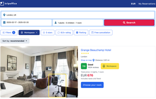 Find Hotel Rooms Equipped With Ergonomic Chairs and Desks