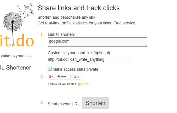 Bit.do: Make a long URL short, easy to remember and to | AlternativeTo