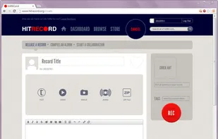Hitrecord.org screenshot 1