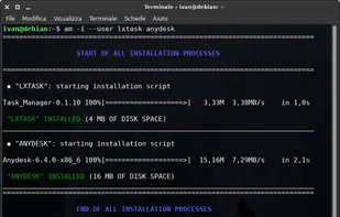 install applications locally, command `am -i --user {PROGRAM}`