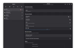 Secrets - GUI for pass screenshot 1