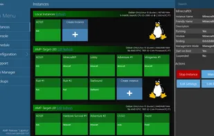 Application Management Panel (AMP) screenshot 1