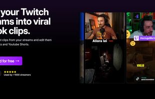 Website landing page