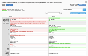 Side-by-side Changes Organized
