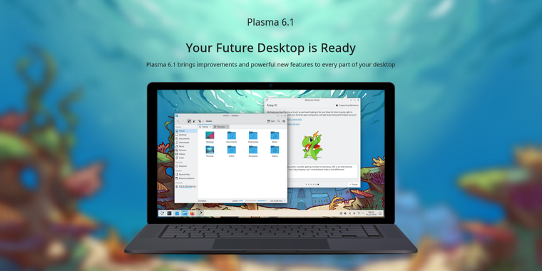 KDE Plasma 6.1 brings new features and improved usability to the desktop experience image