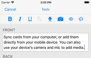 AnkiMobile screenshot 2