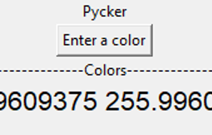 When you choose a color...