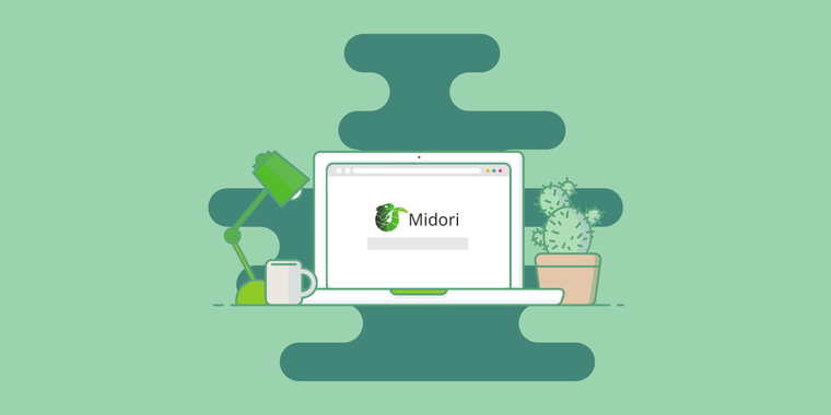 Web browser Midori now integrates an ad blocker, a VPN service, & an update search engine image