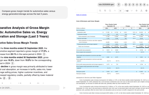Query complex financial filings like Tesla's Q4 2025 10-K instantly. Extract risk factors with full context. Compare financial disclosures across competitors. Track regulatory changes affecting your portfolio. Turn days of document review into minutes of insight generation with verifiable citations.