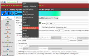 Asbru Connection Manager screenshot 1