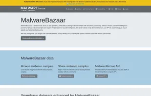 MalwareBazaar screenshot 1