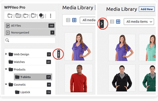WPFileo - WordPress Media Library Plugin screenshot 3