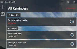 Remindr screenshot 1