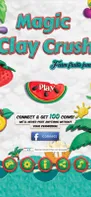 Magic Clay Crush : Fruits Jam screenshot 1
