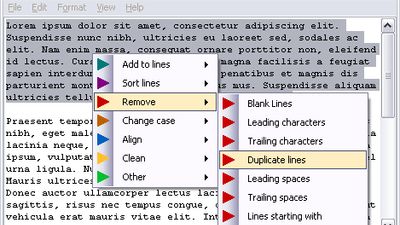Dolphin Text Editor Menu screenshot 1