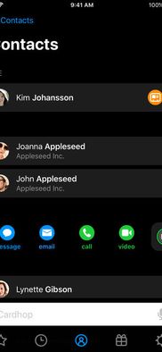 Cardhop screenshot 1
