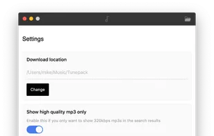 Tunepack screenshot 2