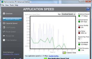 Application Speed Test
