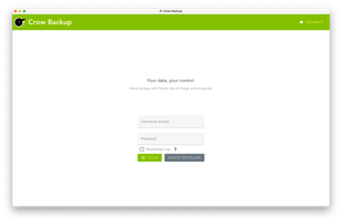  Crow Backup screenshot 1