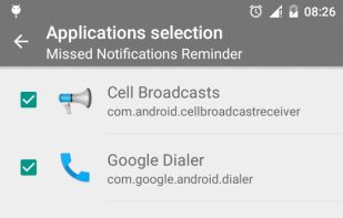 Select app(s)