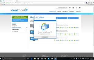 Connect to any of your PCs through the simple web interface, from any platform or device.