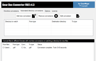 Gear Doc Converter screenshot 1