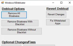 Windows10Debloater GUI