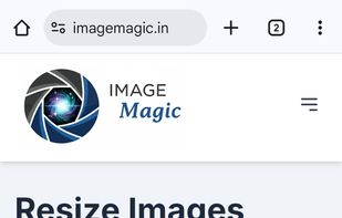 Resize images
