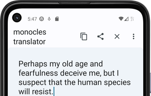 monocles translator screenshot 1
