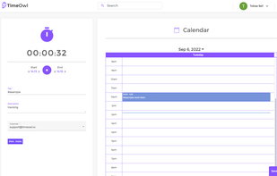 Use the timer to create calendar items