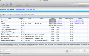 AppleMacSoft DRM Converter screenshot 1