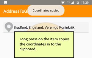 AddresstoGPS II screenshot 2
